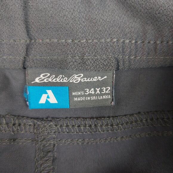 Eddie Bauer Men’s Size 34x32(Fit 34x31) First Ascent Guide Pro Hiking Pants Gray - Picture 6 of 11
